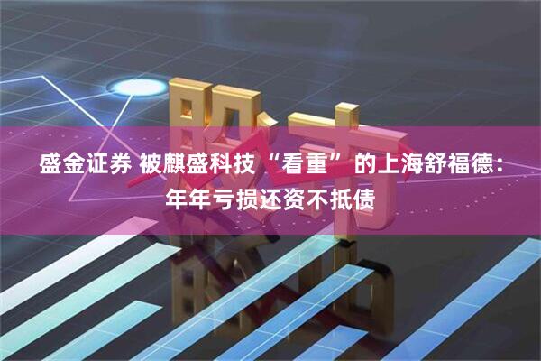 盛金证券 被麒盛科技 “看重” 的上海舒福德：年年亏损还资不抵债
