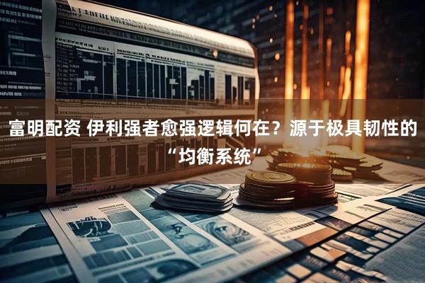 富明配资 伊利强者愈强逻辑何在？源于极具韧性的“均衡系统”