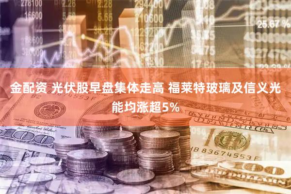 金配资 光伏股早盘集体走高 福莱特玻璃及信义光能均涨超5%